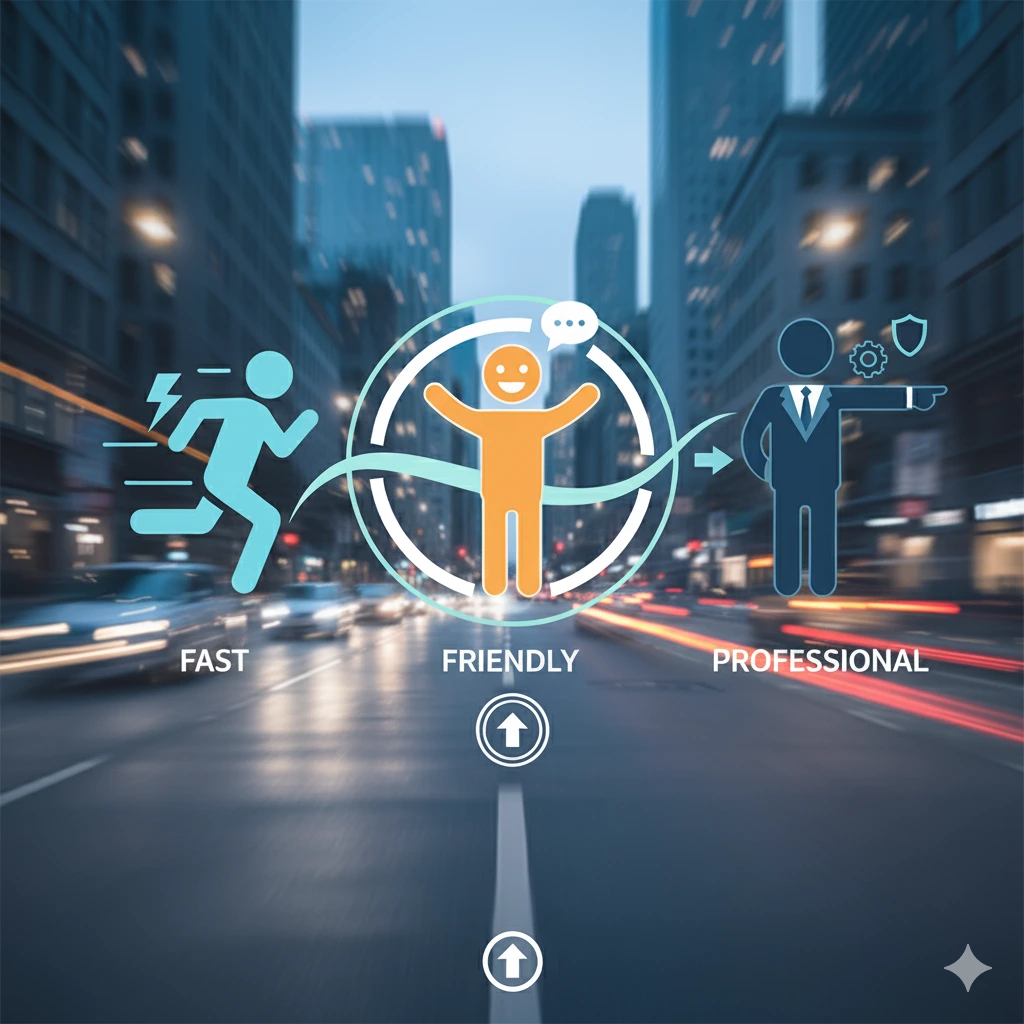 Fast, friendly, professional cleaning staff